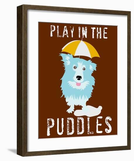 Play in the Puddles-Ginger Oliphant-Framed Art Print