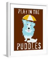 Play in the Puddles-Ginger Oliphant-Framed Art Print