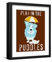 Play in the Puddles-Ginger Oliphant-Framed Art Print