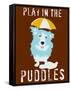 Play in the Puddles-Ginger Oliphant-Framed Stretched Canvas