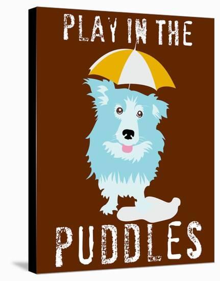 Play in the Puddles-Ginger Oliphant-Stretched Canvas