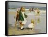 Play in the Surf-Edward Henry Potthast-Framed Stretched Canvas
