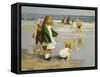 Play in the Surf-Edward Henry Potthast-Framed Stretched Canvas