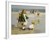 Play in the Surf-Edward Henry Potthast-Framed Giclee Print