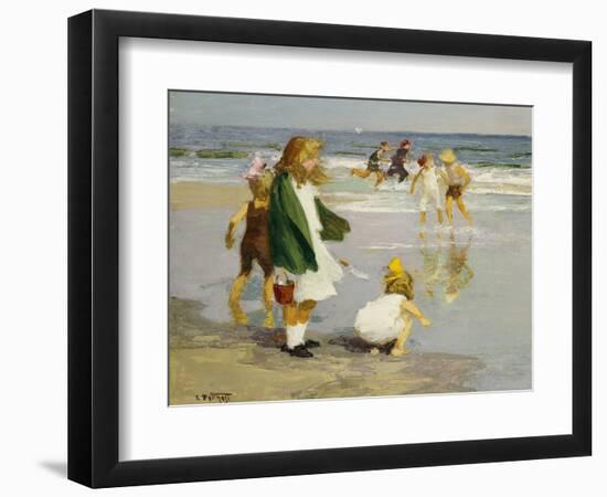 Play in the Surf-Edward Henry Potthast-Framed Giclee Print