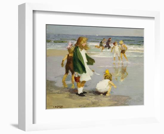 Play in the Surf-Edward Henry Potthast-Framed Giclee Print