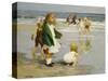 Play in the Surf-Edward Henry Potthast-Stretched Canvas