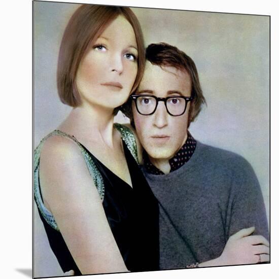 PLAY IT AGA SAM, 1972 directed by Woody Allen Diane Keaton and Woody Allen (photo)-null-Mounted Photo