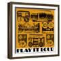 Play It Loud-Linda Wood-Framed Giclee Print