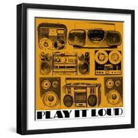 Play It Loud-Linda Wood-Framed Giclee Print