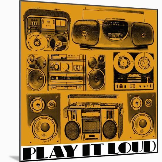 Play It Loud-Linda Wood-Mounted Giclee Print