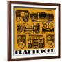 Play It Loud-Linda Wood-Framed Giclee Print