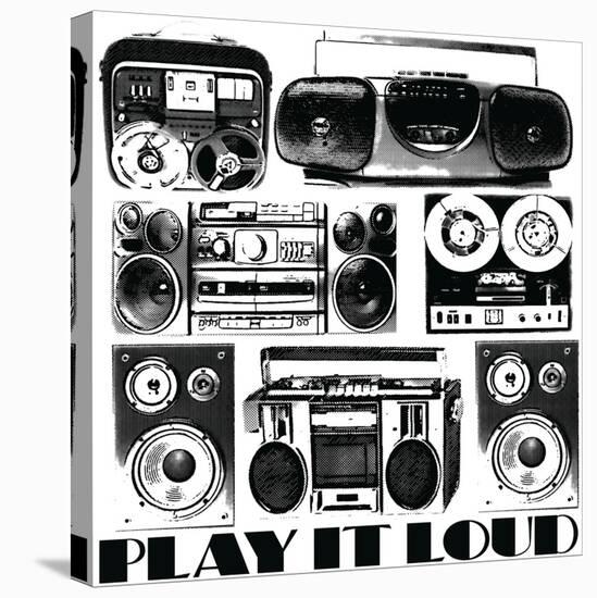 Play It Loud-Linda Wood-Stretched Canvas