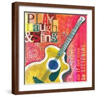 Play Laugh Sing-Cory Steffen-Framed Premium Giclee Print