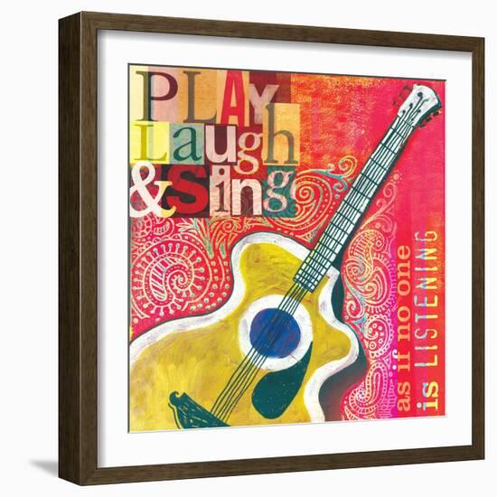 Play Laugh Sing-Cory Steffen-Framed Giclee Print