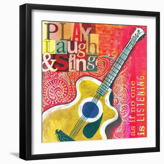 Play Laugh Sing-Cory Steffen-Framed Giclee Print