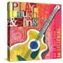 Play Laugh Sing-Cory Steffen-Stretched Canvas