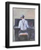 PLAY ME A TUNE-ALLAYN STEVENS-Framed Art Print