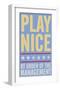 Play Nice-John Golden-Framed Giclee Print