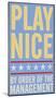 Play Nice-John Golden-Mounted Giclee Print