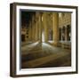 Play of Sunlight Between Columns, St. Paul Outside the Walls-Belli Pasquale-Framed Photo