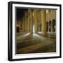 Play of Sunlight Between Columns, St. Paul Outside the Walls-Belli Pasquale-Framed Photo