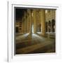 Play of Sunlight Between Columns, St. Paul Outside the Walls-Belli Pasquale-Framed Photo