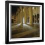 Play of Sunlight Between Columns, St. Paul Outside the Walls-Belli Pasquale-Framed Photo