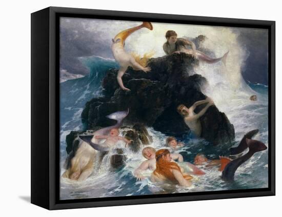 Play of the Nereides, 1886-Arnold Bocklin-Framed Stretched Canvas