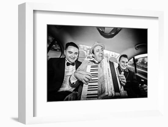 Play That Accordion, Boss!-Marius Tudor-Framed Photographic Print