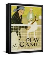 Play the Game-Lucile Patterson Marsh-Framed Stretched Canvas