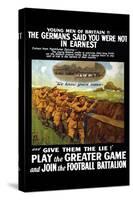 Play the Greater Game-Johnson, Riddle & Co-Stretched Canvas