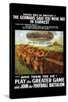 Play the Greater Game-Johnson, Riddle & Co-Stretched Canvas