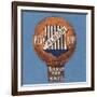 Play Up Albion', Baines' Card in the Shape of a Football, 1888-89-null-Framed Giclee Print