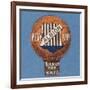 Play Up Albion', Baines' Card in the Shape of a Football, 1888-89-null-Framed Giclee Print