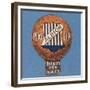 Play Up Albion', Baines' Card in the Shape of a Football, 1888-89-null-Framed Giclee Print