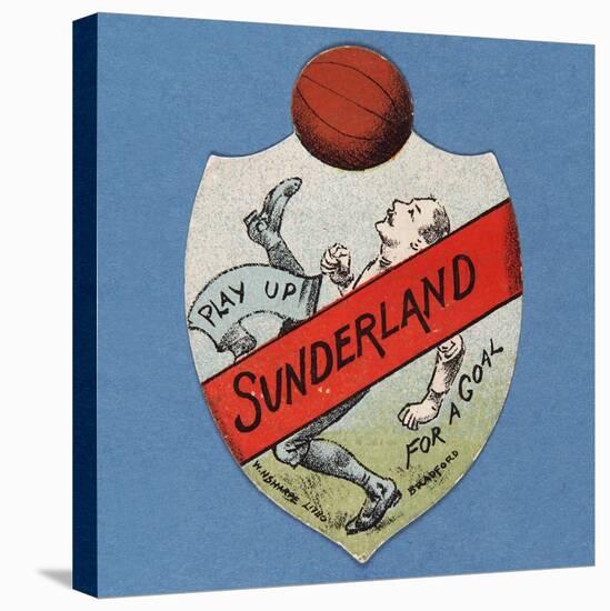 Play Up Sunderland for a Goal-English School-Stretched Canvas