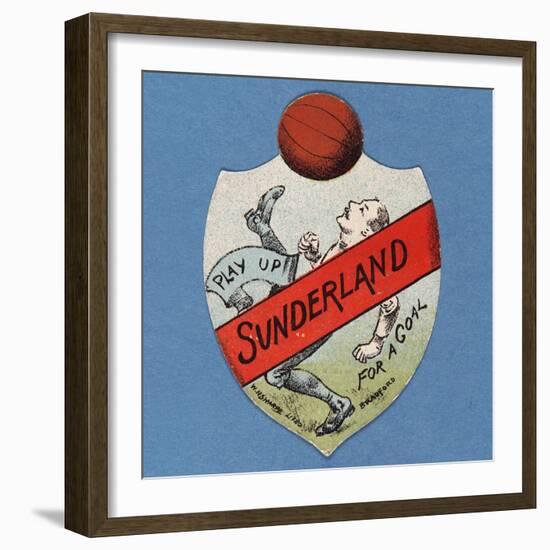 Play Up Sunderland for a Goal-English School-Framed Giclee Print