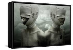 Play with death-Johan Lilja-Framed Stretched Canvas