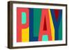 Play-PI Studio-Framed Premium Giclee Print