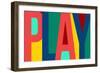 Play-PI Studio-Framed Art Print