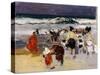 Playa de Biarritz, 1906-Joaquín Sorolla y Bastida-Stretched Canvas