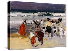 Playa de Biarritz, 1906-Joaquín Sorolla y Bastida-Stretched Canvas