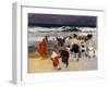 Playa de Biarritz, 1906-Joaquín Sorolla y Bastida-Framed Giclee Print