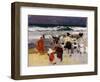 Playa de Biarritz, 1906-Joaquín Sorolla y Bastida-Framed Premium Giclee Print