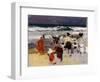 Playa de Biarritz, 1906-Joaquín Sorolla y Bastida-Framed Premium Giclee Print
