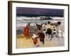 Playa de Biarritz, 1906-Joaquín Sorolla y Bastida-Framed Giclee Print