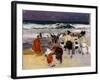 Playa de Biarritz, 1906-Joaquín Sorolla y Bastida-Framed Giclee Print