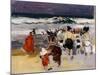 Playa de Biarritz, 1906-Joaquín Sorolla y Bastida-Mounted Giclee Print