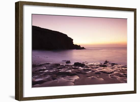 Playa De La Pared, La Pared, Fuerteventura, Canary Islands, Spain, Atlantic, Europe-Markus Lange-Framed Photographic Print